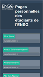 Mobile Screenshot of eleves.ensg.eu