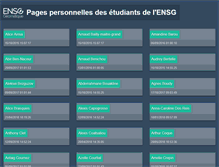 Tablet Screenshot of eleves.ensg.eu